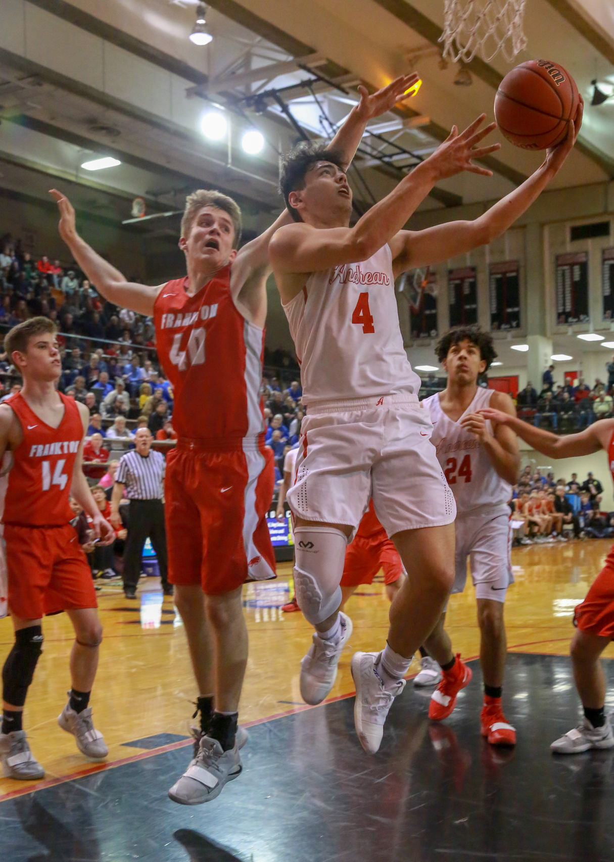Class 2A boys basketball semistate: Andrean vs Frankton